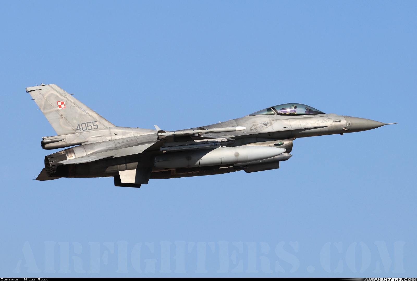 Poland - Air Force General Dynamics F-16C Fighting Falcon 4055 at Gioia del Colle-Bari (LIBV), Italy
