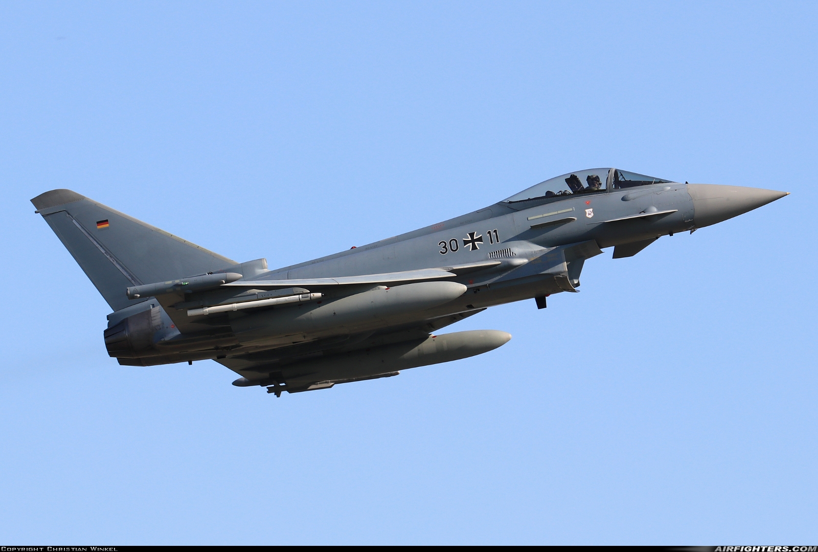 Germany - Air Force Eurofighter EF-2000 Typhoon S 30+11 at Wittmundhafen (Wittmund) (ETNT), Germany
