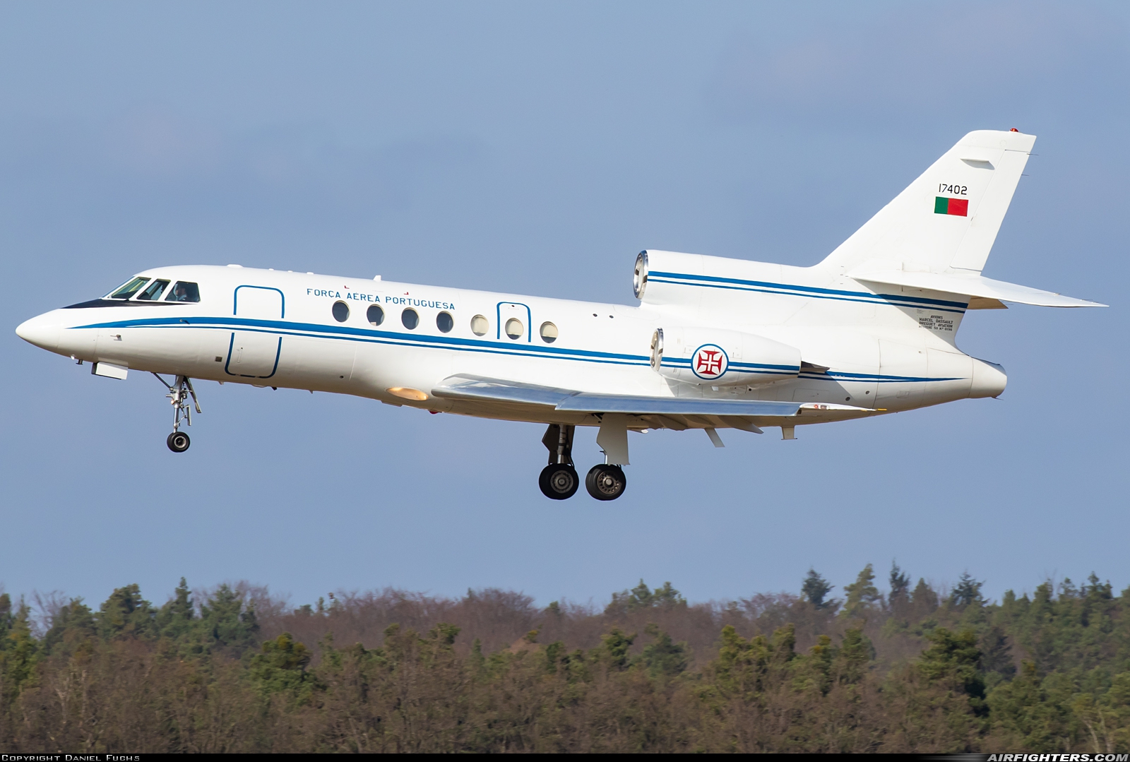 Portugal - Air Force Dassault Falcon 50 17402 at Ramstein (- Landstuhl) (RMS / ETAR), Germany