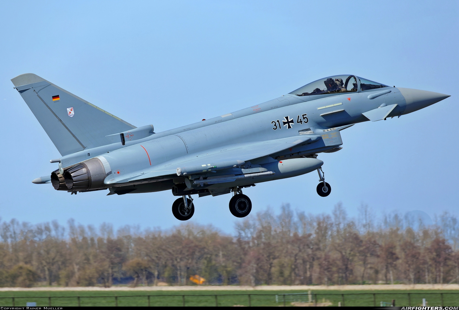 Germany - Air Force Eurofighter EF-2000 Typhoon S 31+45 at Leeuwarden (LWR / EHLW), Netherlands