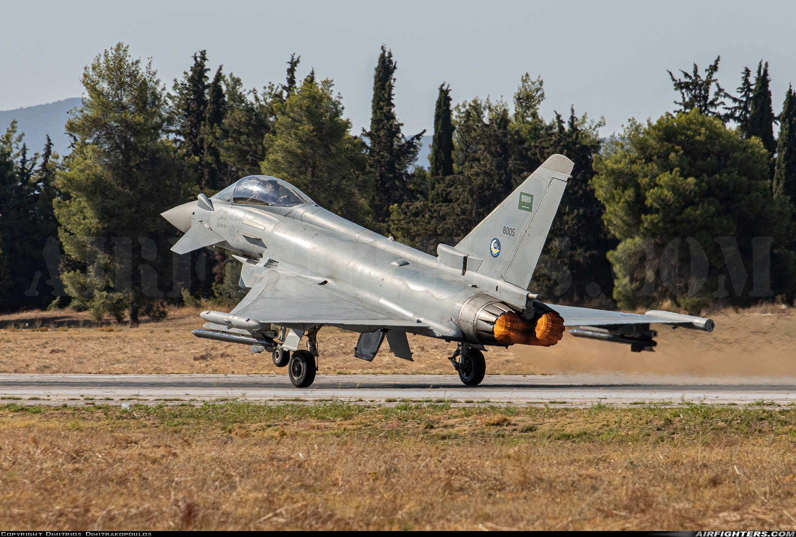 Saudi Arabia - Air Force Eurofighter Typhoon F2 8005 at Tanagra (LGTG), Greece