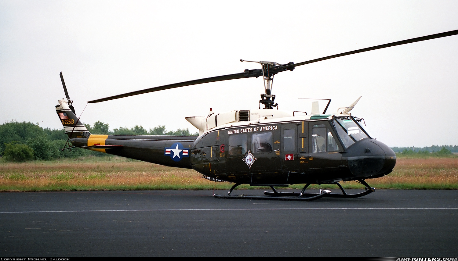 USA - Army Bell UH-1H Iroquois (205) 74-22513 at Enschede - Twenthe (ENS / EHTW), Netherlands