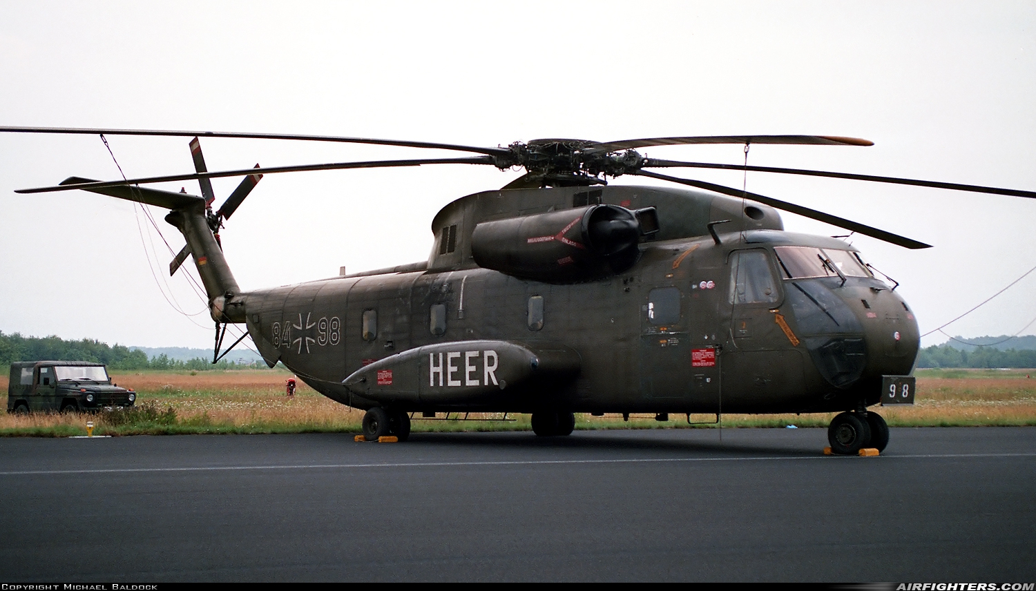 Germany - Air Force Sikorsky CH-53G (S-65) 84+98 at Enschede - Twenthe (ENS / EHTW), Netherlands