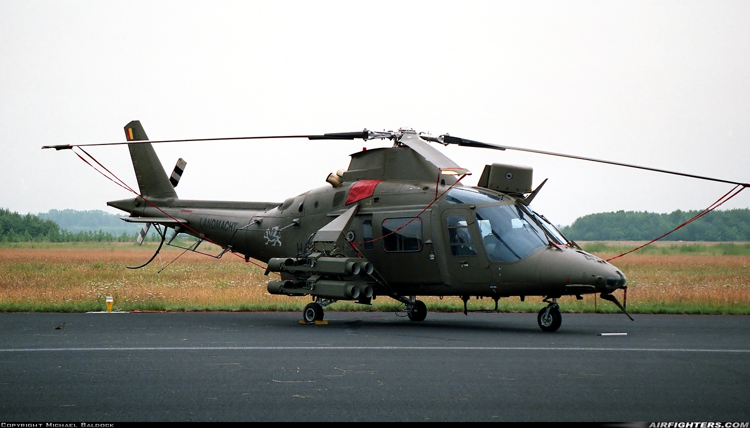 Belgium - Army Agusta A-109HA (A-109BA) H44 at Enschede - Twenthe (ENS / EHTW), Netherlands