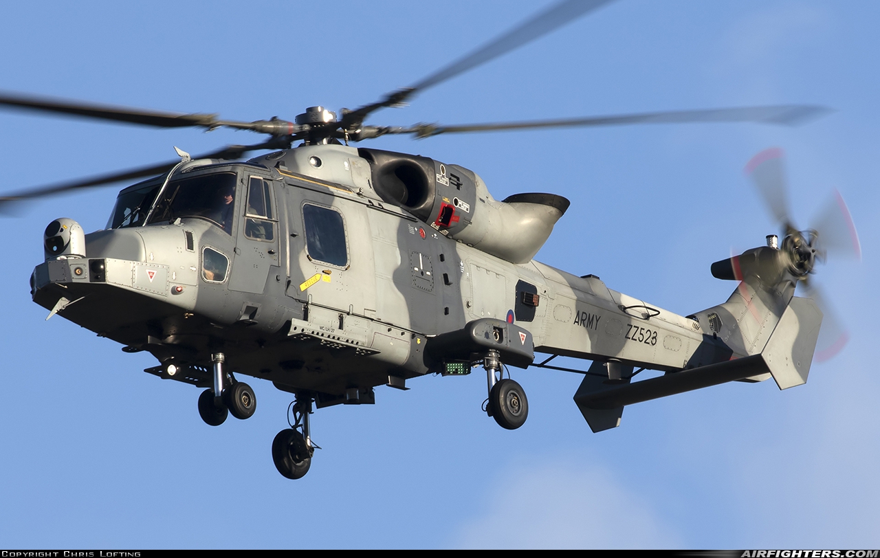 UK - Army AgustaWestland Wildcat AH1 ZZ523 at Coningsby (EGXC), UK