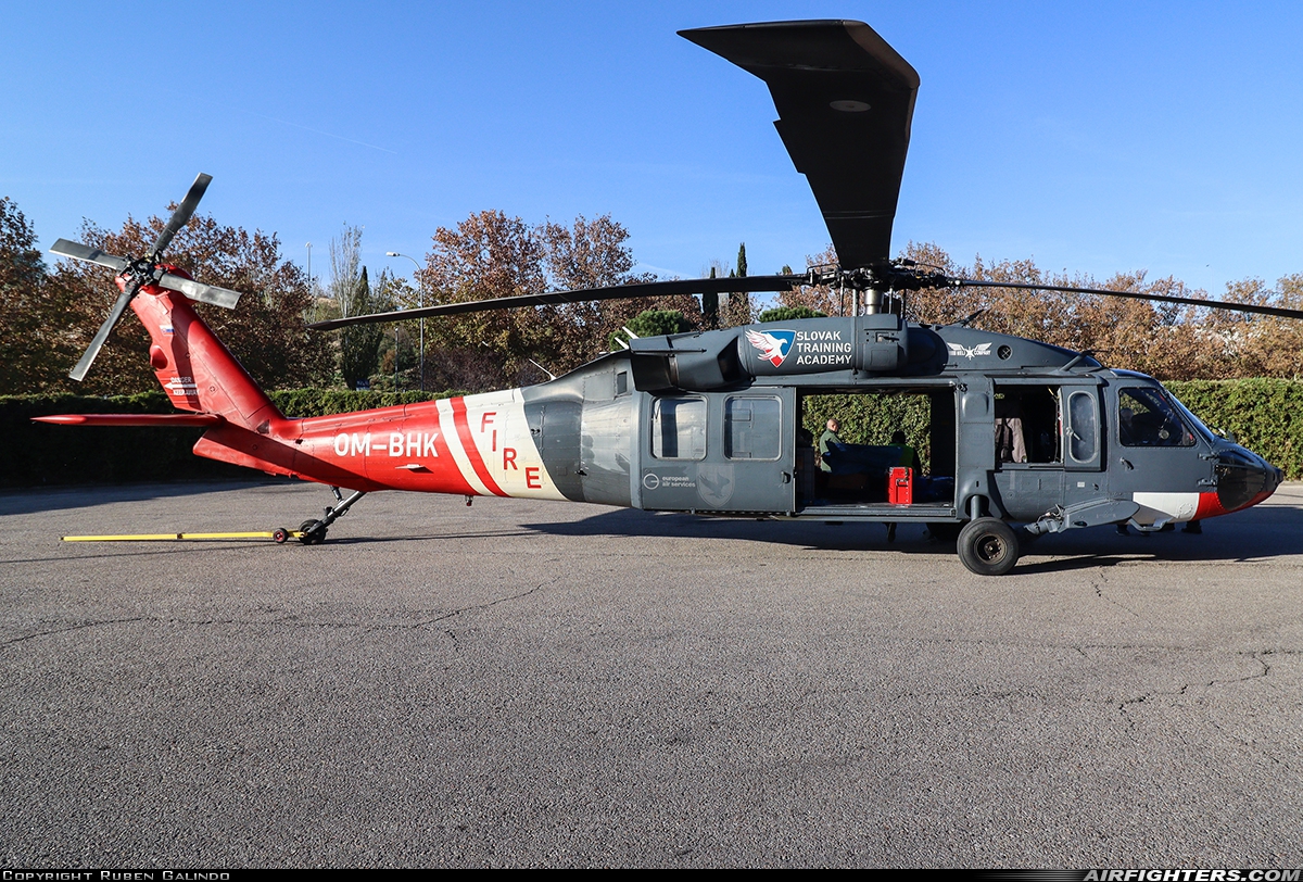 Company Owned - Slovak Training Academy Sikorsky UH-60A Black Hawk (S-70A) OM-BHK at Off-Airport - Madrid, Spain