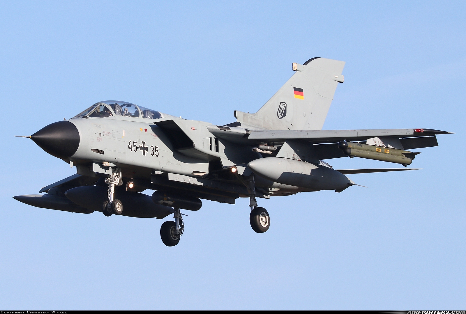 Germany - Air Force Panavia Tornado IDS 45+35 at Wunstorf (ETNW), Germany