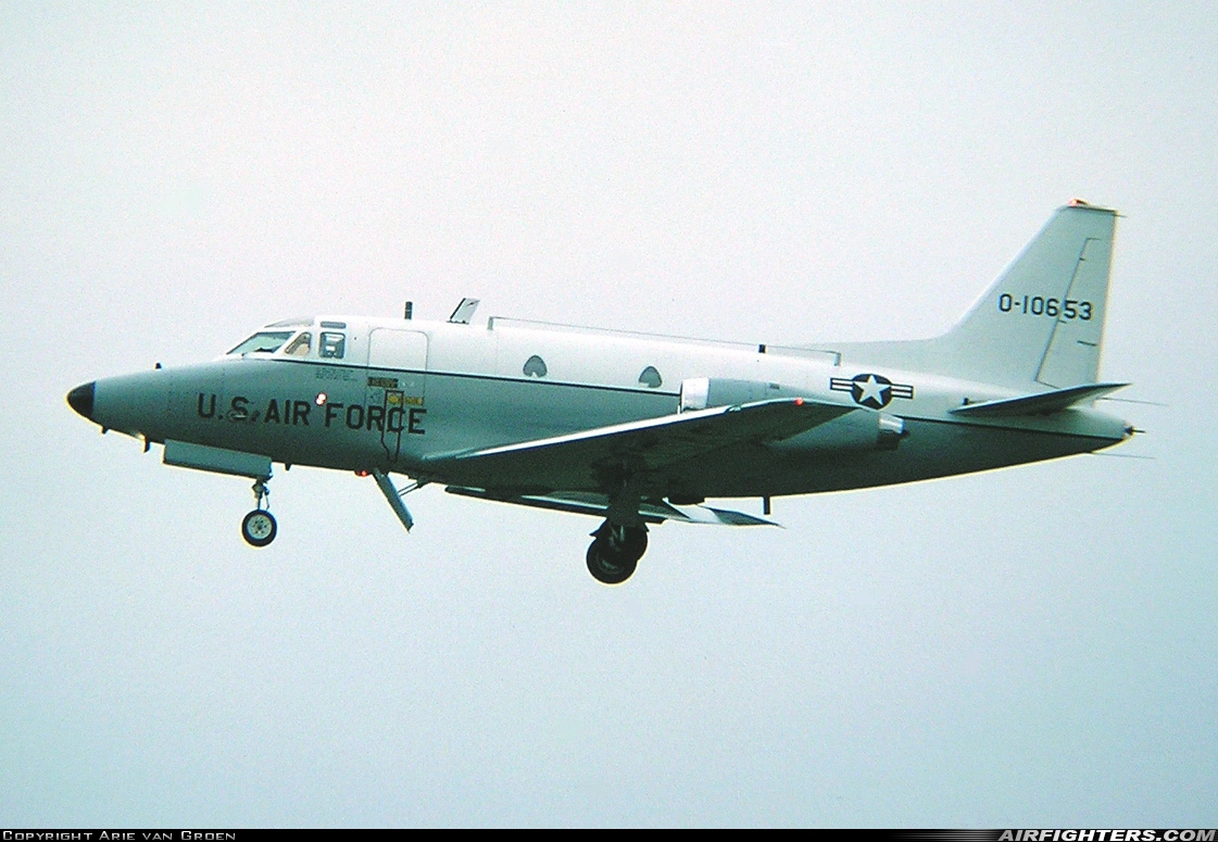 USA - Air Force Rockwell CT-39A Sabreliner 61-0653 at Mildenhall (MHZ / GXH / EGUN), UK