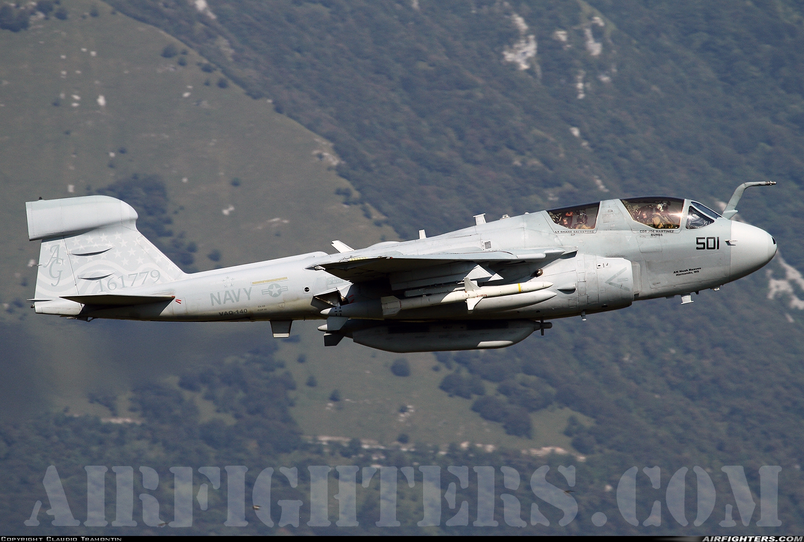 USA - Navy Grumman EA-6B Prowler (G-128) 161779 at Aviano (- Pagliano e Gori) (AVB / LIPA), Italy