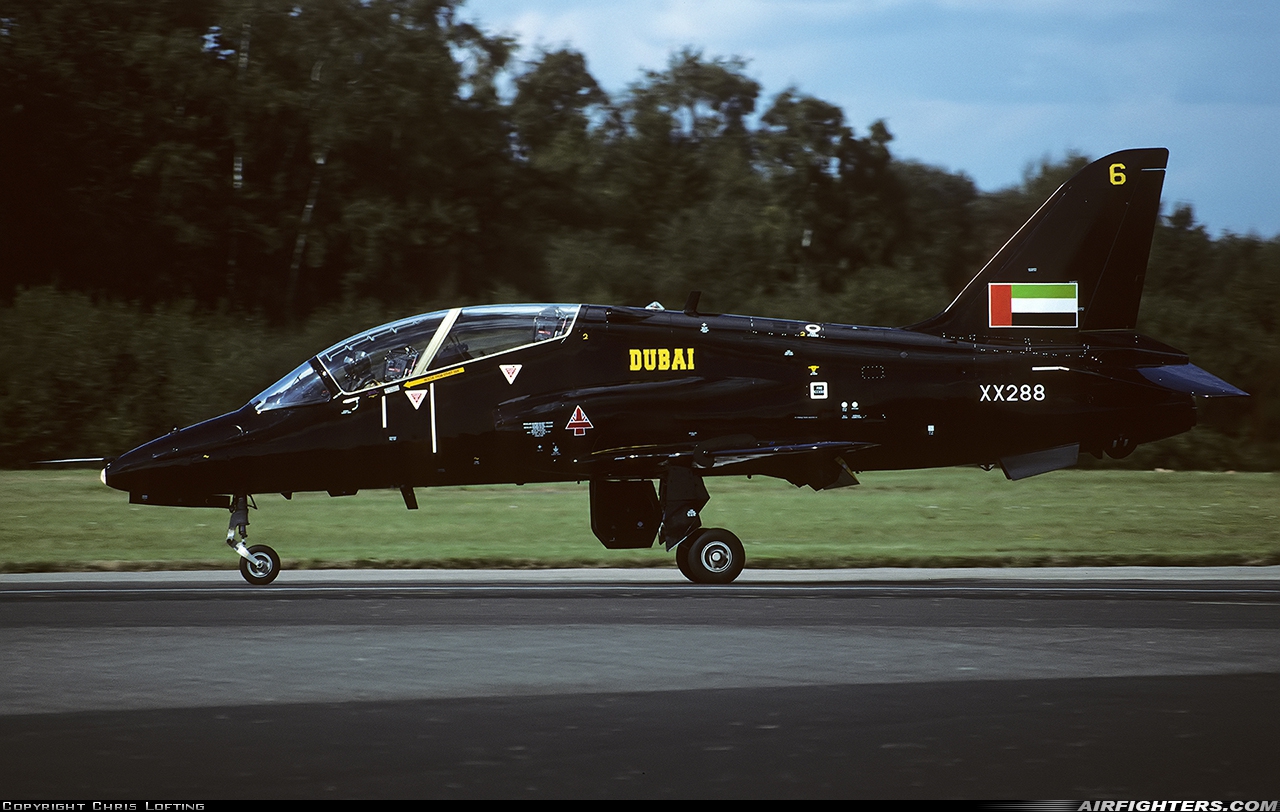 UK - Air Force British Aerospace Hawk T.1 XX288 at Farnborough (FAB / EGLF), UK