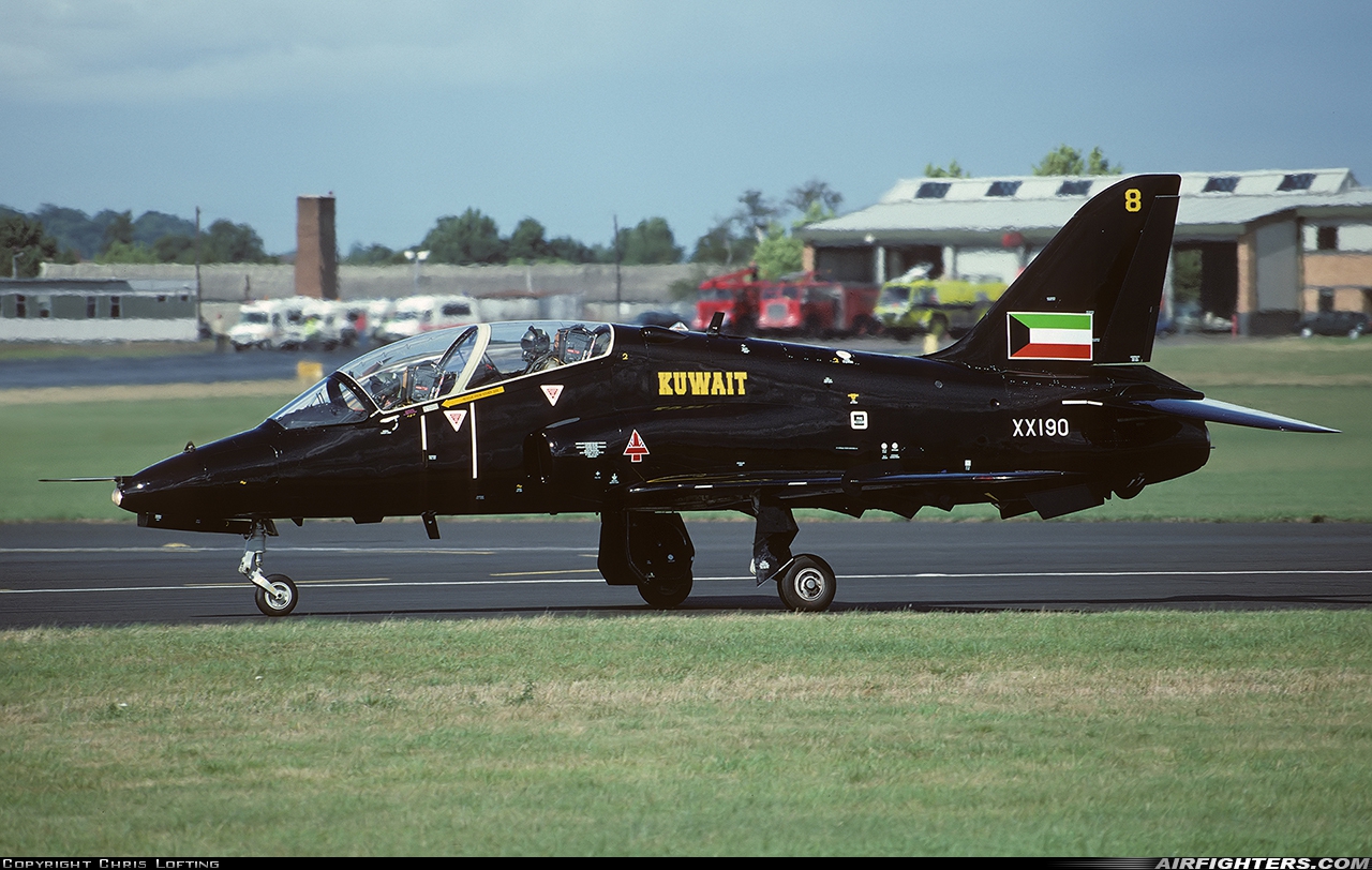 UK - Air Force British Aerospace Hawk T.1A XX190 at Farnborough (FAB / EGLF), UK