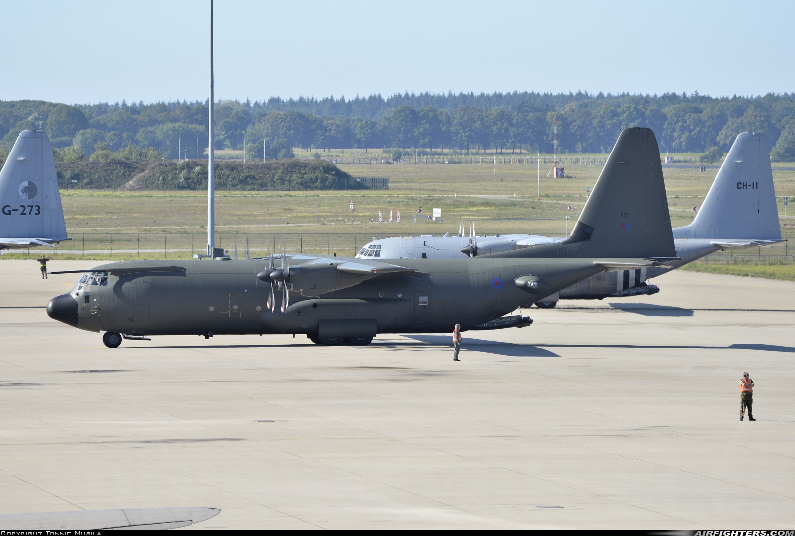 UK - Air Force Lockheed Martin Hercules C4 (C-130J-30 / L-382) ZH872 at Eindhoven (- Welschap) (EIN / EHEH), Netherlands