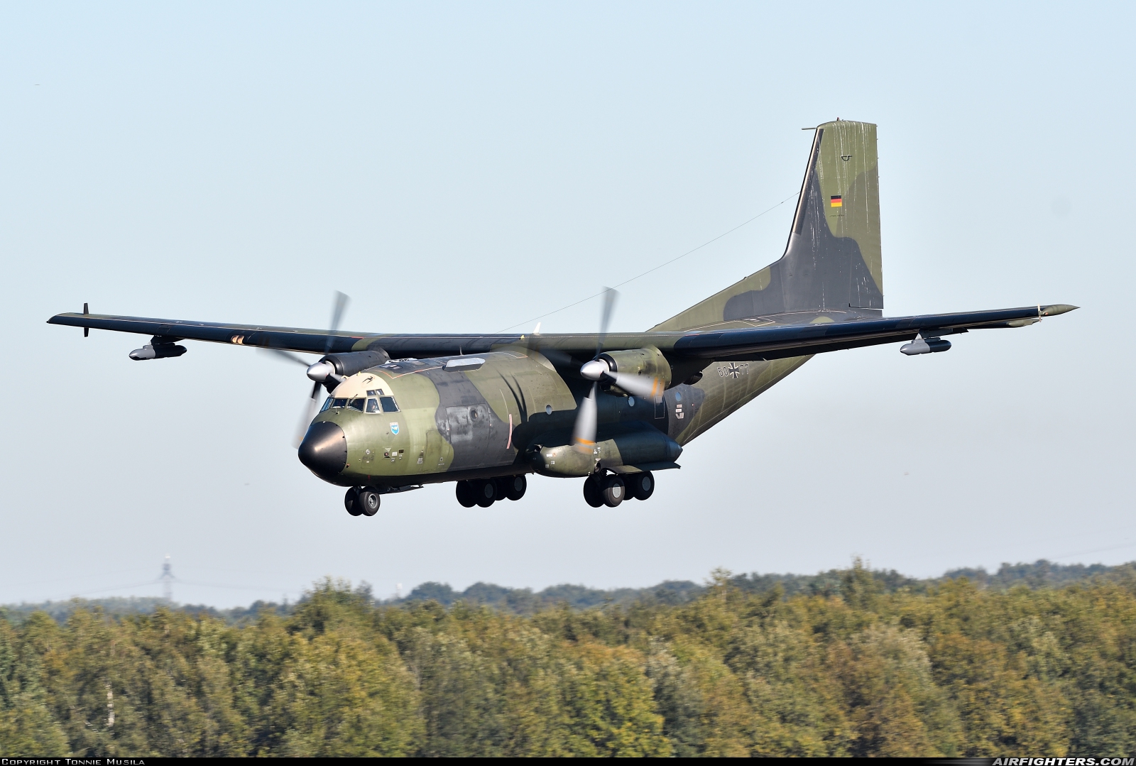 Germany - Air Force Transport Allianz C-160D 50+77 at Eindhoven (- Welschap) (EIN / EHEH), Netherlands