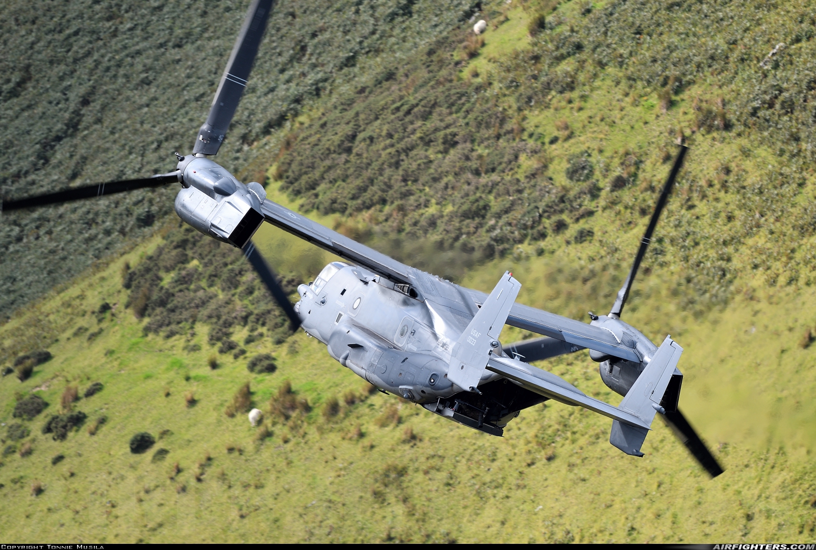 USA - Air Force Bell / Boeing CV-22B Osprey 07-0033 at Off-Airport - Machynlleth Loop Area, UK
