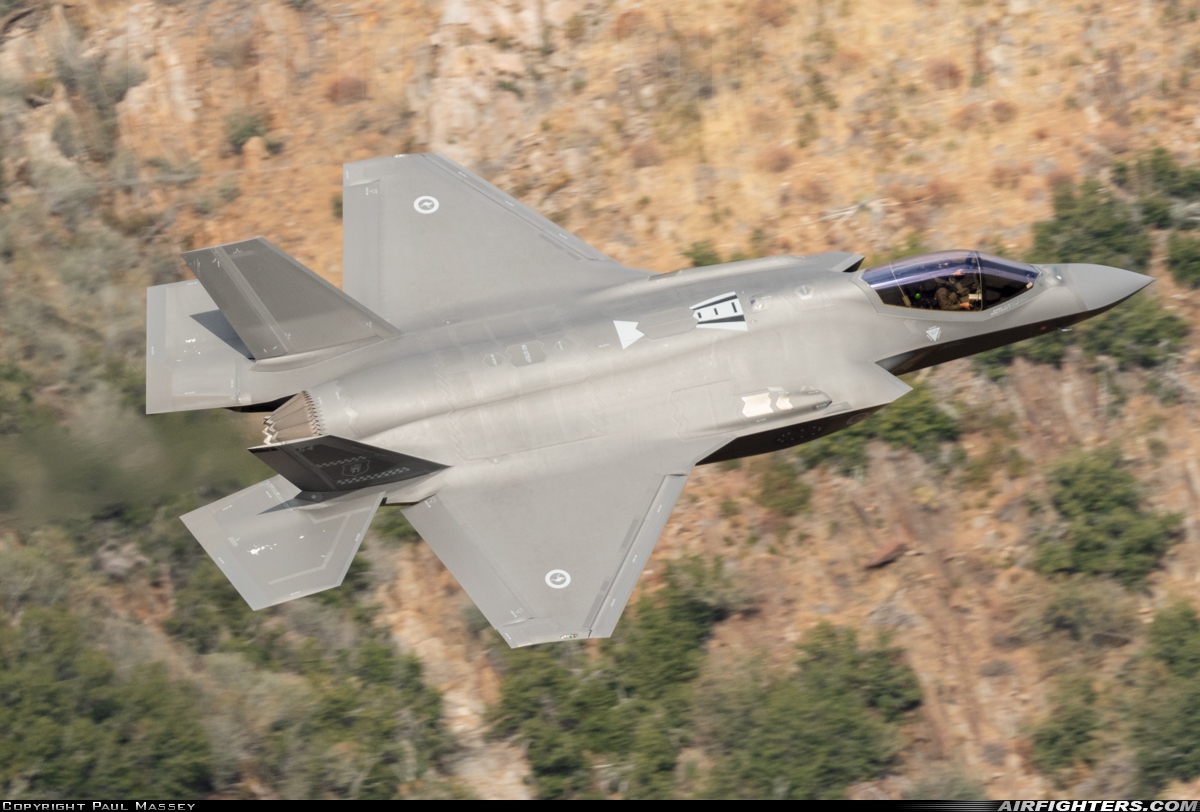 Australia - Air Force Lockheed Martin F-35A Lightning II A35-054 at Off-Airport - Kern River Valley, USA