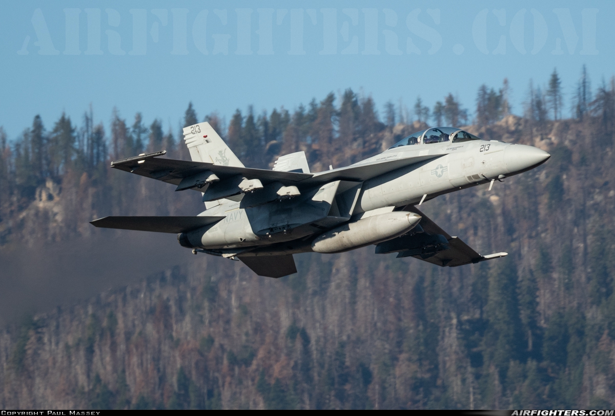 USA - Navy Boeing F/A-18F Super Hornet 166635 at Off-Airport - Kern River Valley, USA