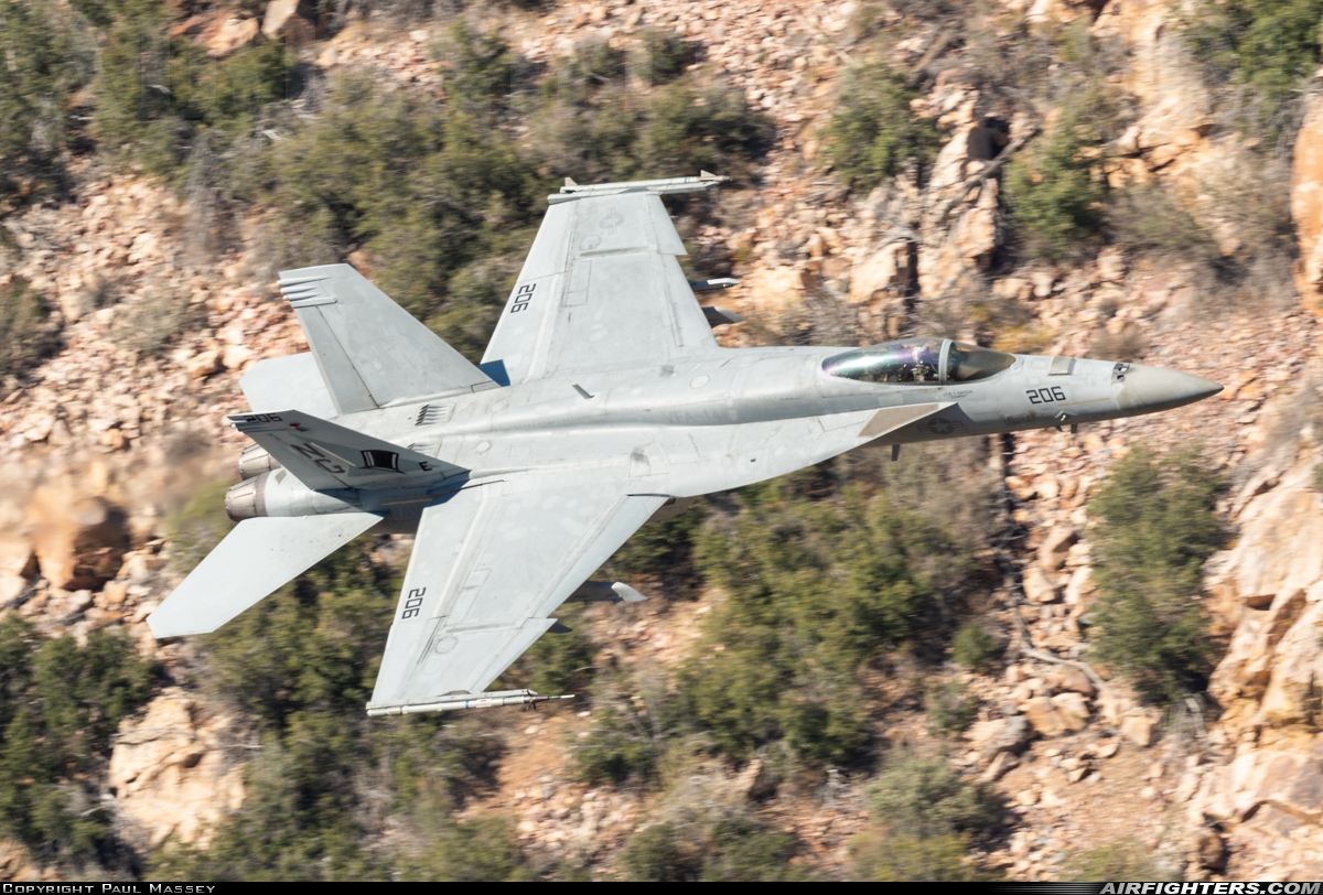 USA - Navy Boeing F/A-18E Super Hornet 166948 at Off-Airport - Kern River Valley, USA