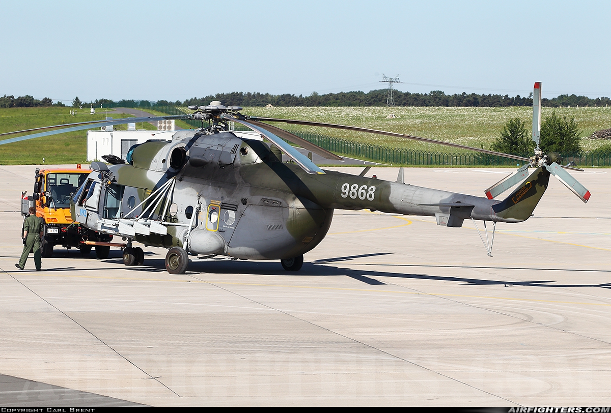 Czech Republic - Air Force Mil Mi-171Sh 9868 at Berlin - Schonefeld (SXF / EDDB), Germany