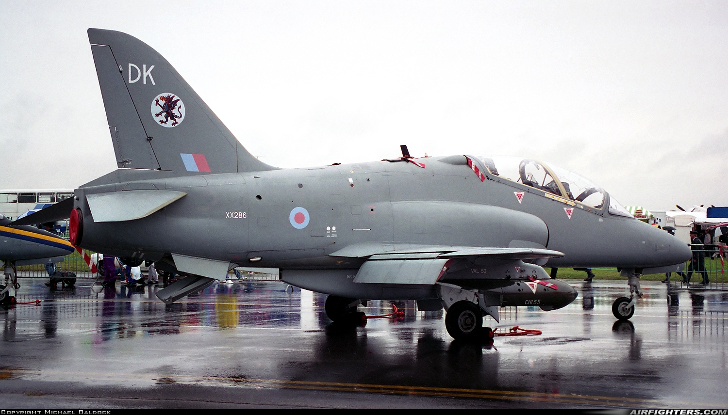 UK - Air Force British Aerospace Hawk T.1A XX286 at Fairford (FFD / EGVA), UK
