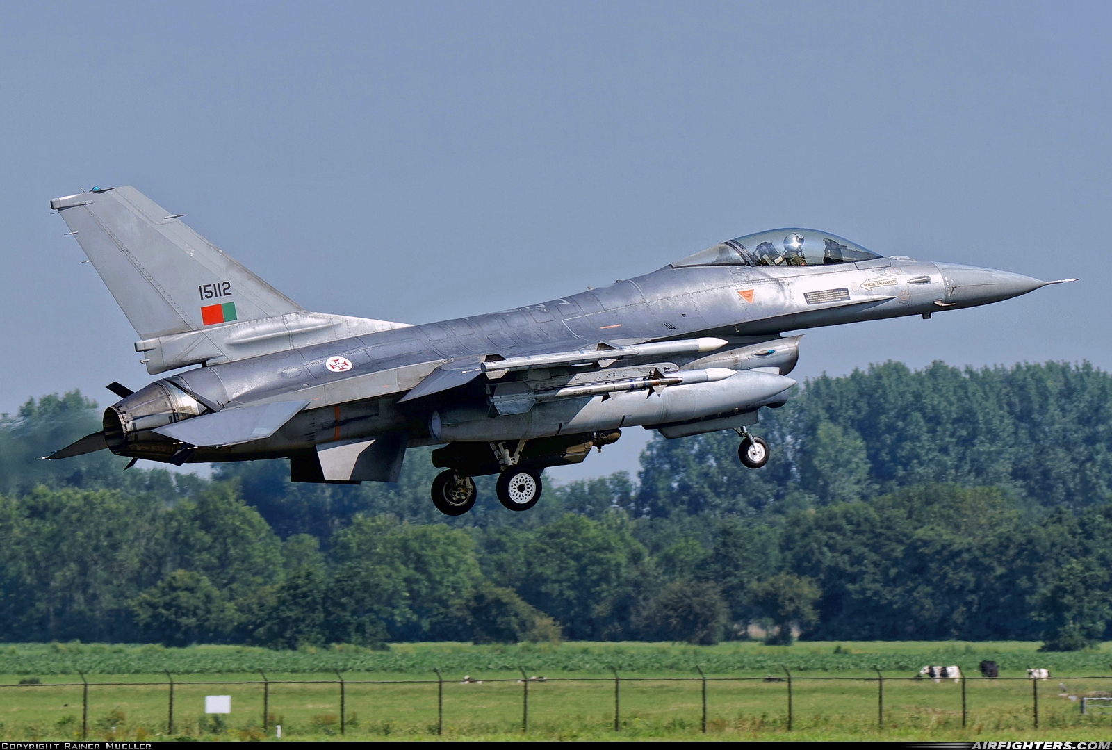 Portugal - Air Force General Dynamics F-16AM Fighting Falcon 15112 at Leeuwarden (LWR / EHLW), Netherlands