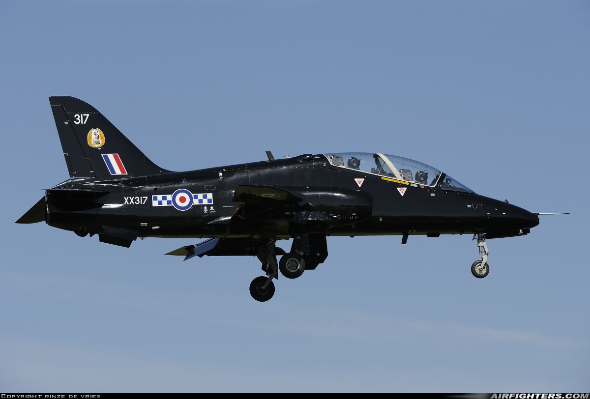 UK - Air Force British Aerospace Hawk T.1A XX317 at Valley (EGOV), UK