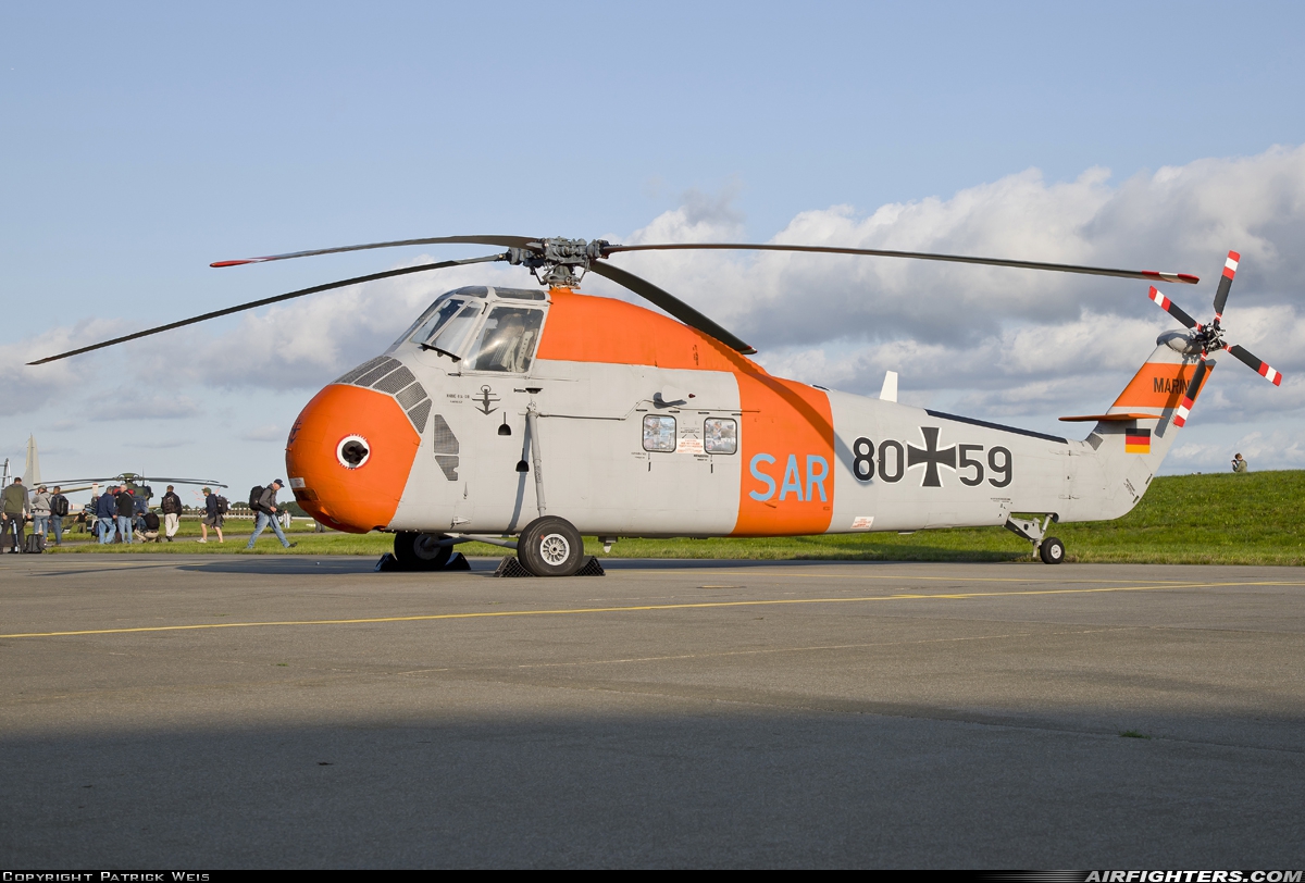 Germany - Navy Sikorsky H-34G-III Choctaw (S-58A) 80+59 at Nordholz (- Cuxhaven) (NDZ / ETMN), Germany