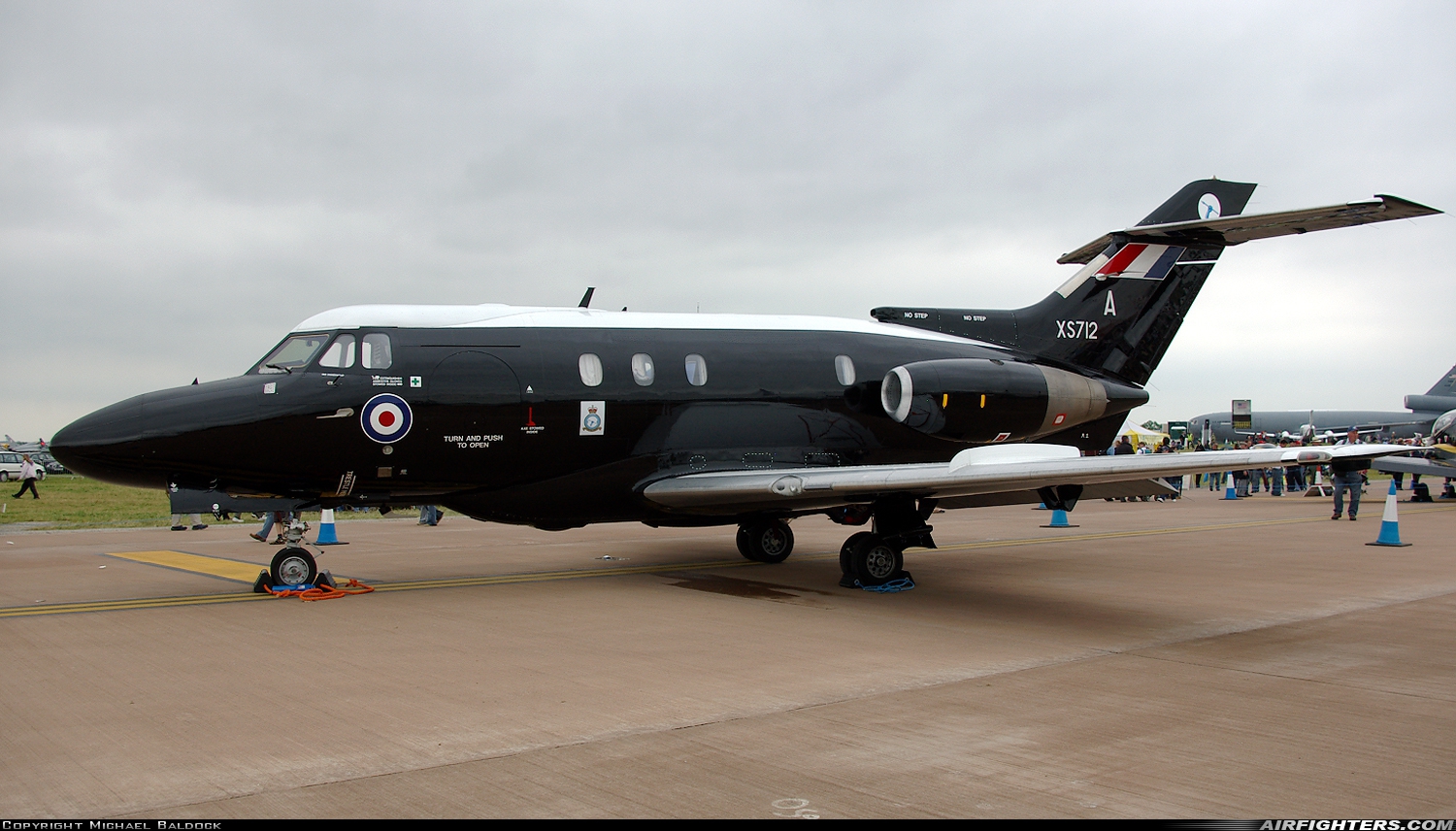 UK - Air Force Hawker Siddeley HS-125-2 Dominie T1 XS712 at Fairford (FFD / EGVA), UK