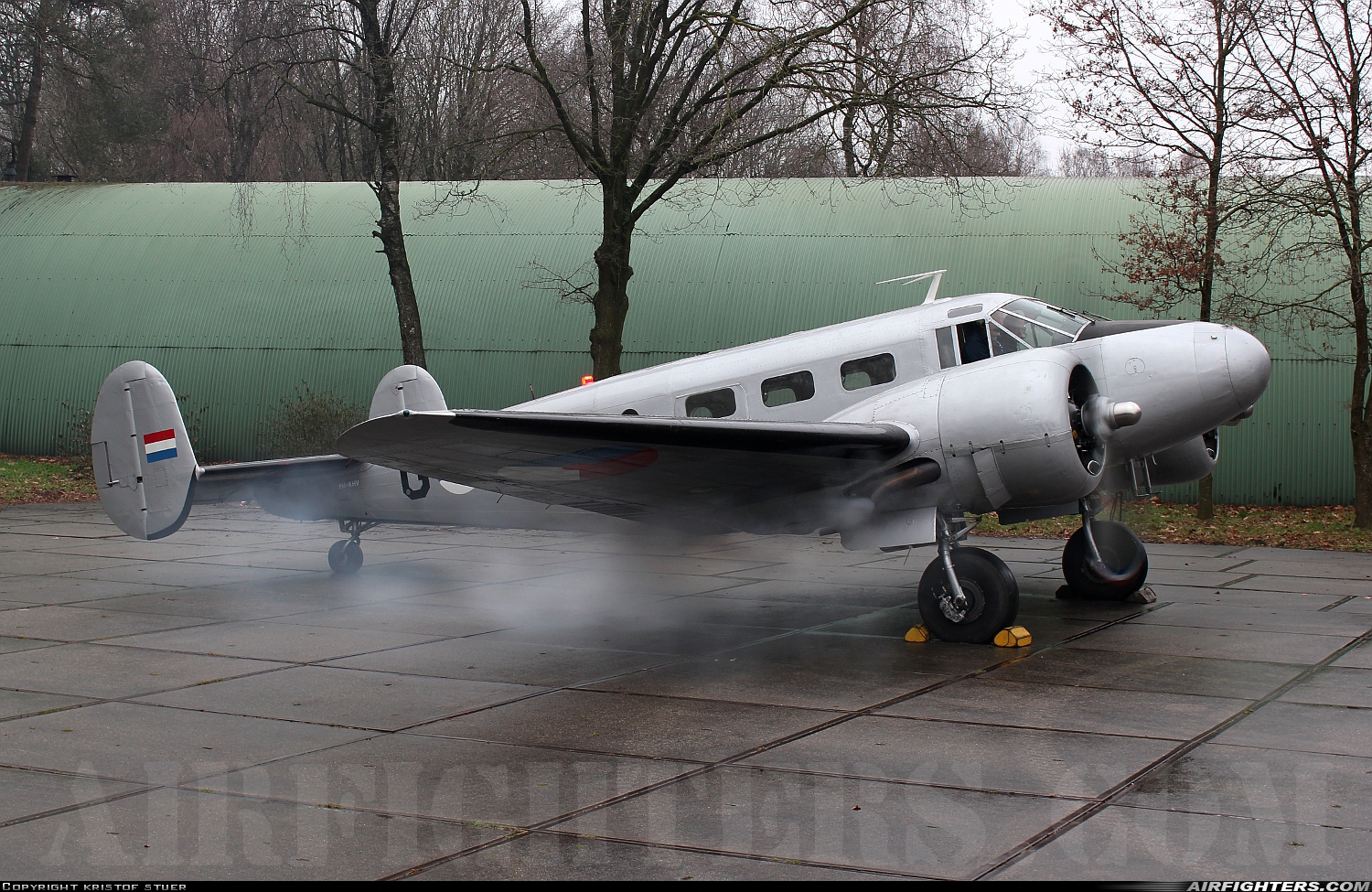 Private - Stichting Koninklijke Luchtmacht Historische Vlucht Beech Expeditor 3NMT (D18S) PH-KHV at Breda - Gilze-Rijen (GLZ / EHGR), Netherlands