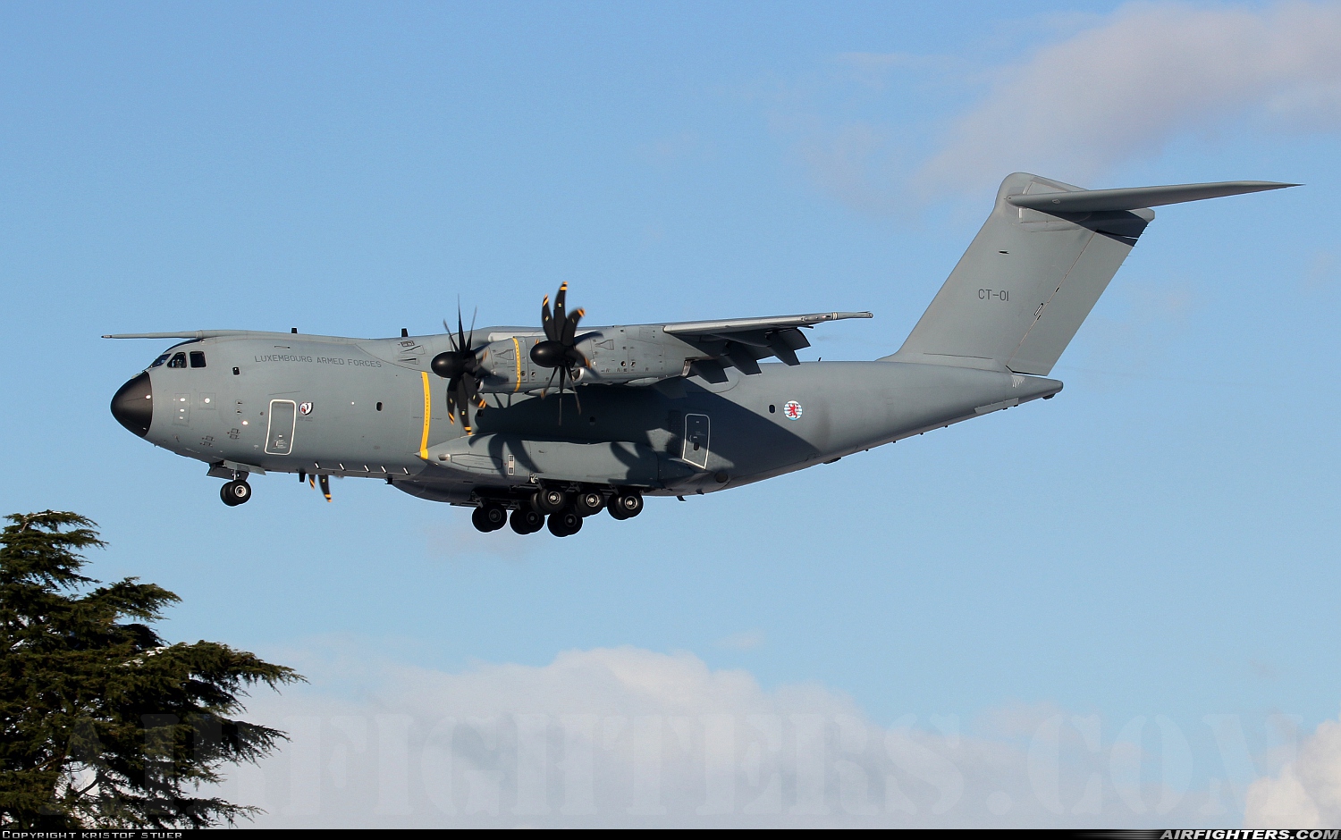 Luxembourg - Luxembourg Armed Forces Airbus A400M-180 Atlas CT-01 at Brussels - National (Zaventem) / Melsbroek (BRU / EBBR / EBMB), Belgium