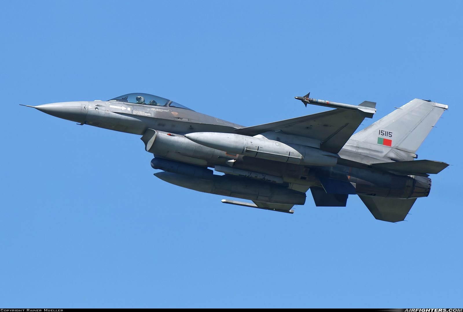 Portugal - Air Force General Dynamics F-16AM Fighting Falcon 15115 at Leeuwarden (LWR / EHLW), Netherlands