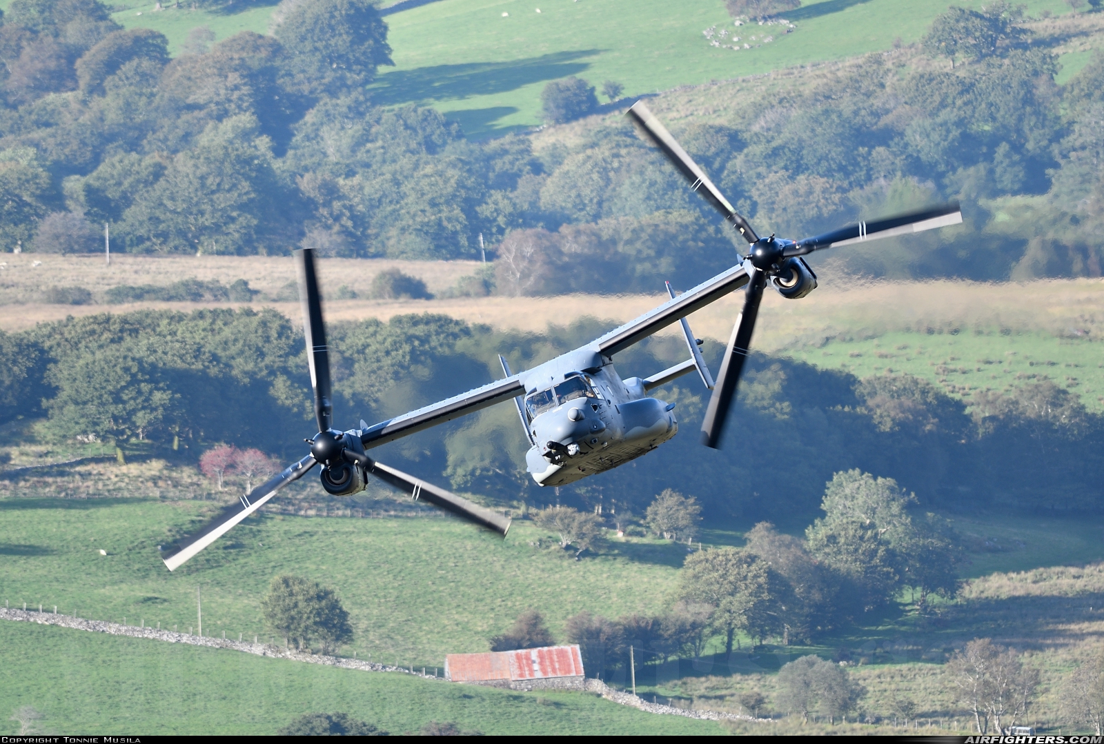 USA - Air Force Bell / Boeing V-22 Osprey 08-0051 at Off-Airport - Machynlleth Loop Area, UK
