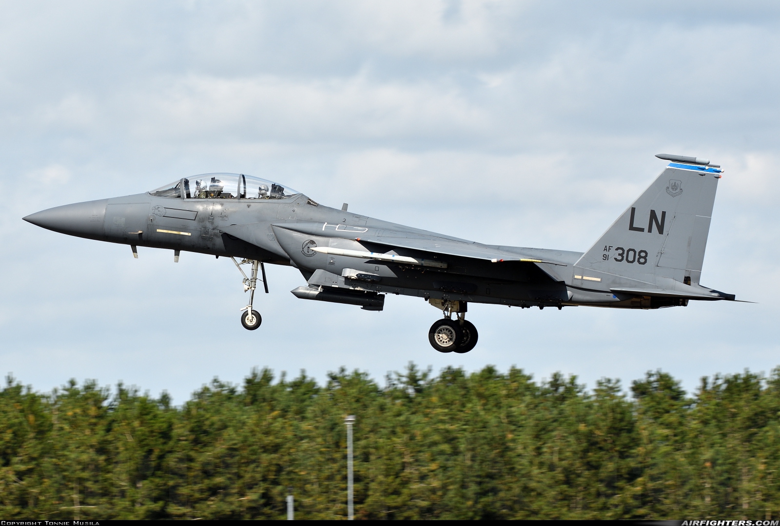 USA - Air Force McDonnell Douglas F-15E Strike Eagle 91-0308 at Lakenheath (LKZ / EGUL), UK