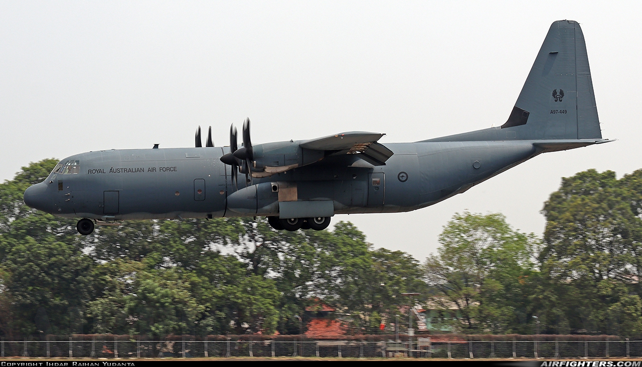 Australia - Air Force Lockheed Martin C-130J Hercules (L-382) A97-449 at Jakarta - Halim Perdanakusumah (HLP / WIHH), Indonesia