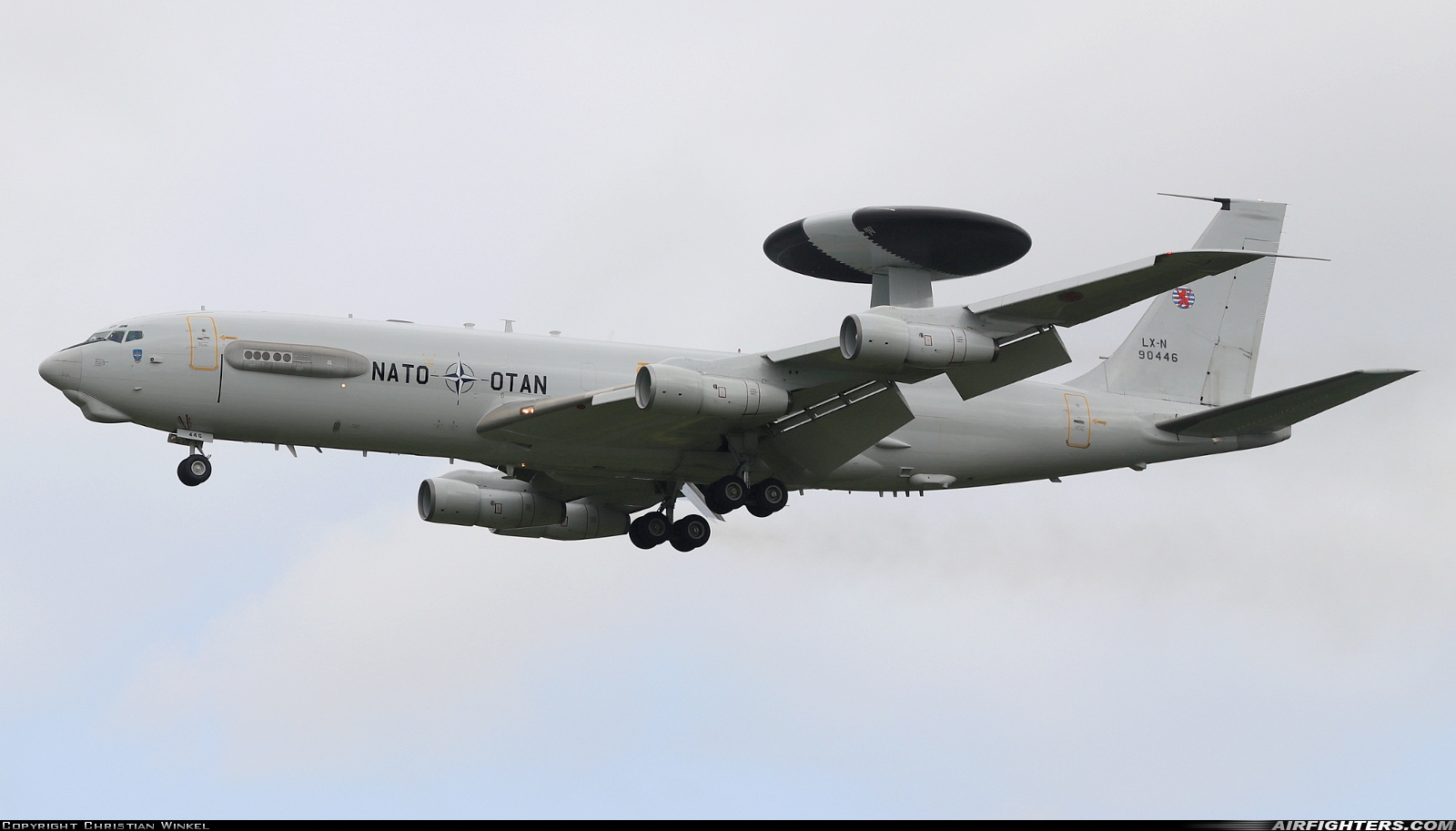 Luxembourg - NATO Boeing E-3A Sentry (707-300) LX-N90446 at Wunstorf (ETNW), Germany