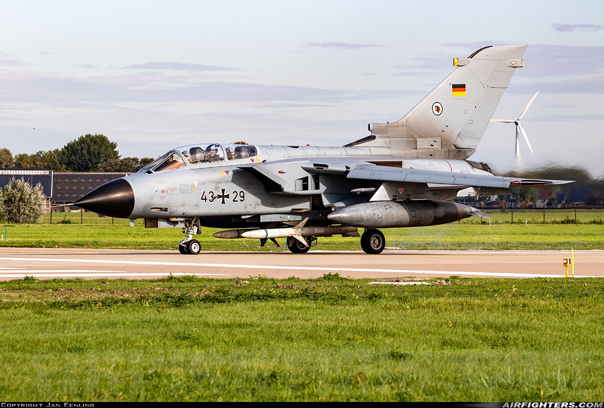 Germany - Air Force Panavia Tornado IDS(T) 43+29 at Leeuwarden (LWR / EHLW), Netherlands