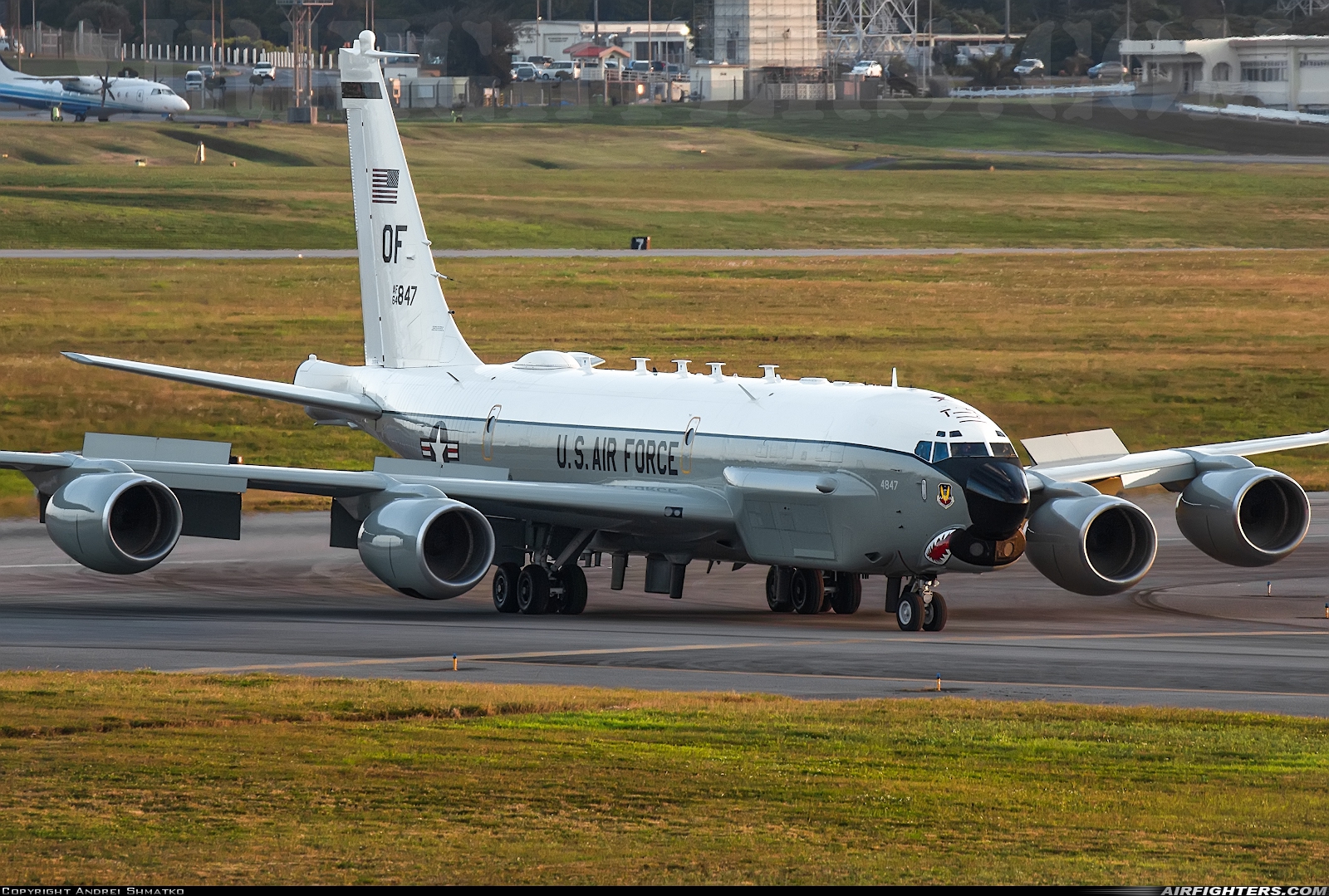 USA - Air Force Boeing RC-135U Combat Sent (739-445B) 64-14847 at Okinawa - Kadena AFB (DNA / RODN), Japan