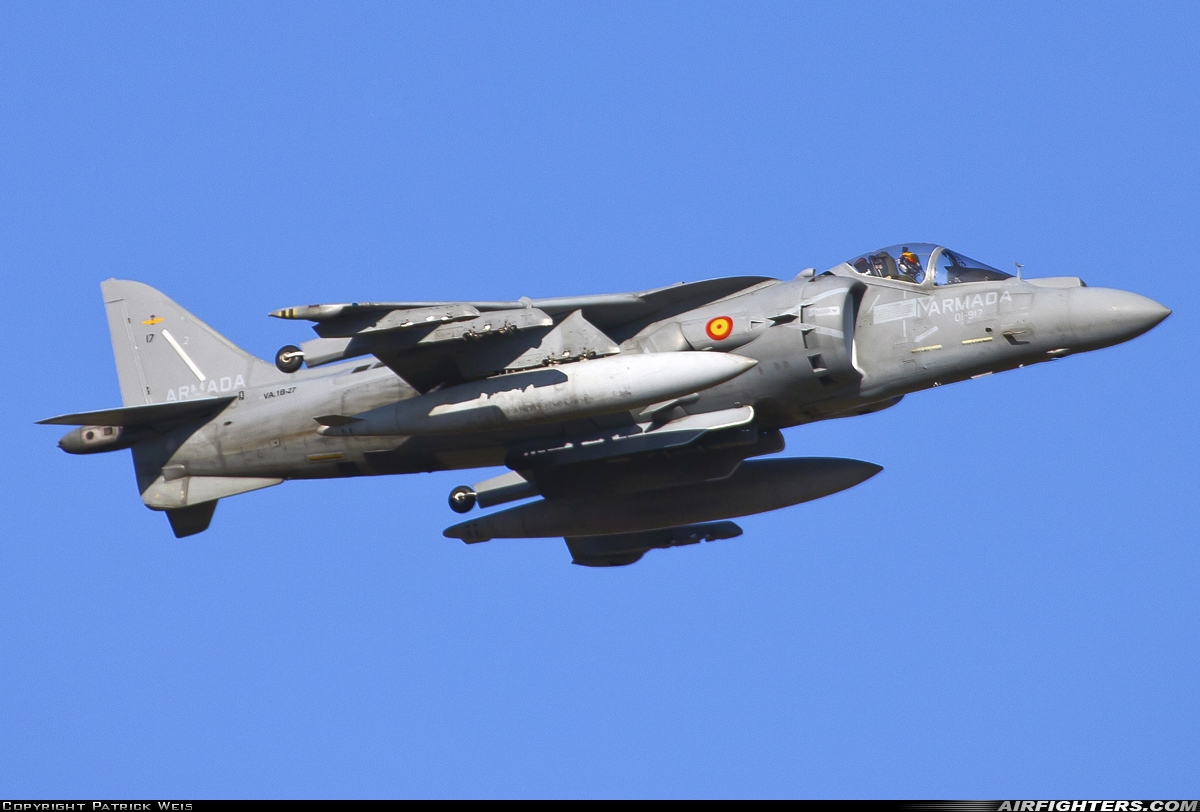 Spain - Navy McDonnell Douglas EAV-8B+ Harrier II VA.1B-27 at Madrid - Torrejon (TOJ / LETO), Spain