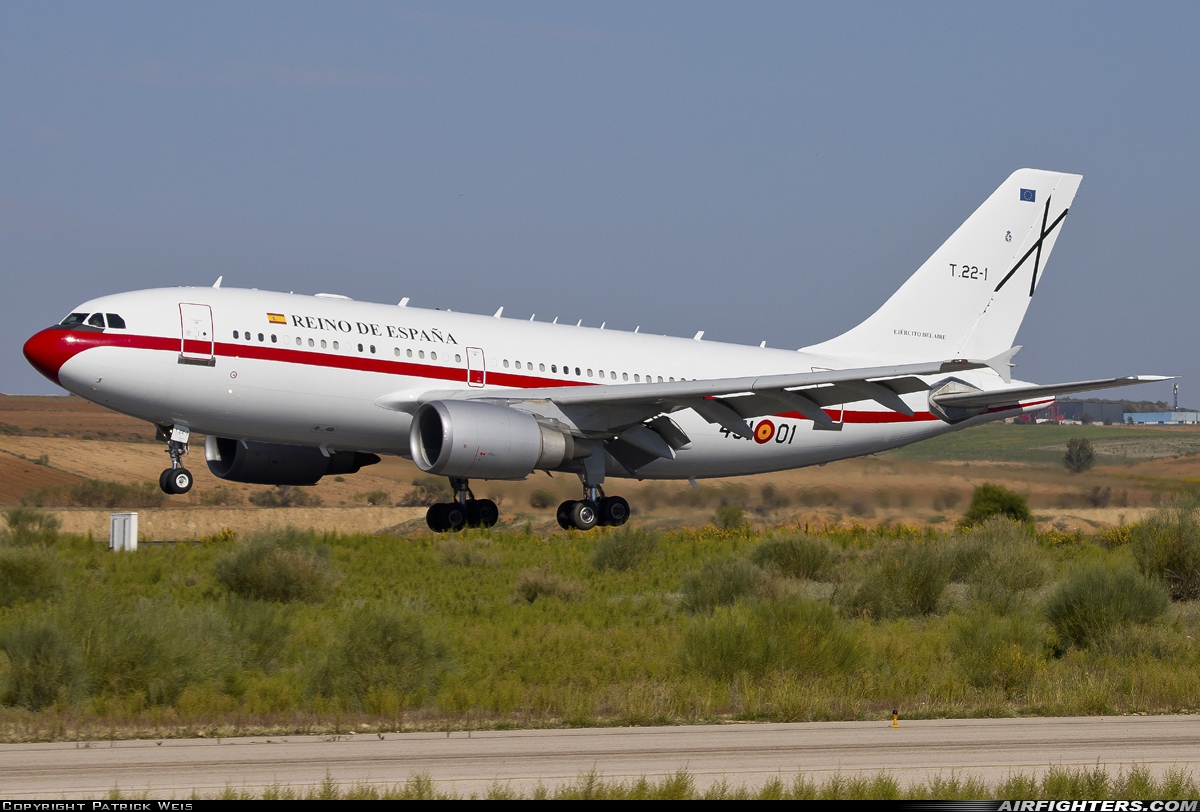 Spain - Air Force Airbus A310-304 T.22-1 at Madrid - Torrejon (TOJ / LETO), Spain