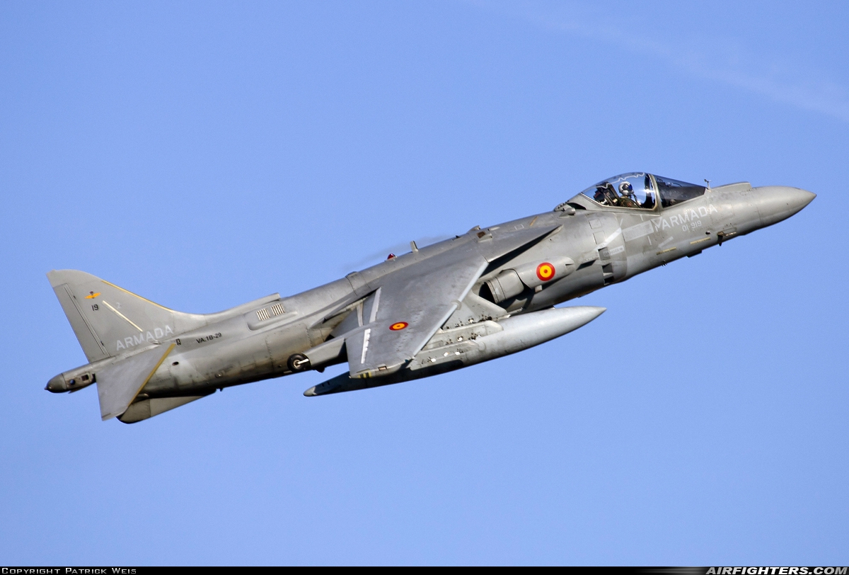 Spain - Navy McDonnell Douglas EAV-8B+ Harrier II VA.1B-29 at Madrid - Torrejon (TOJ / LETO), Spain