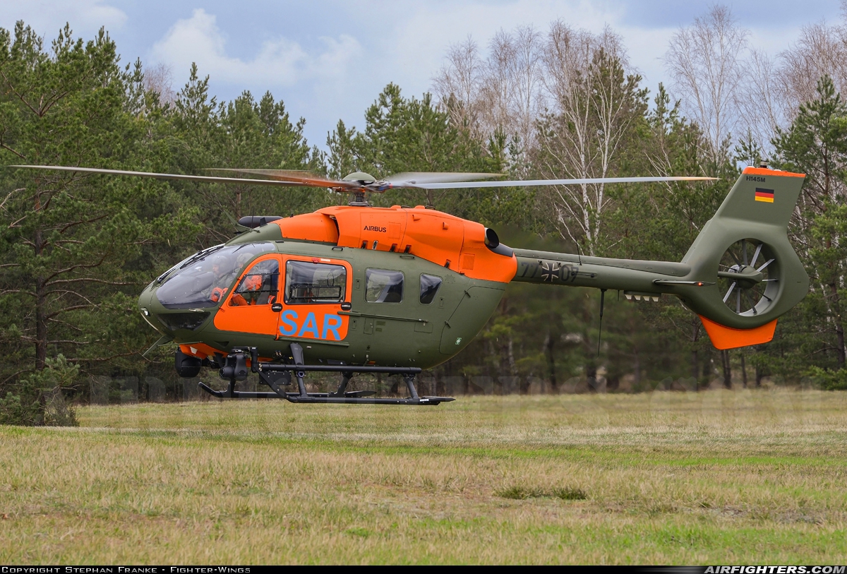 Germany - Army Eurocopter EC-145M 77+07 at Holzdorf (ETSH), Germany