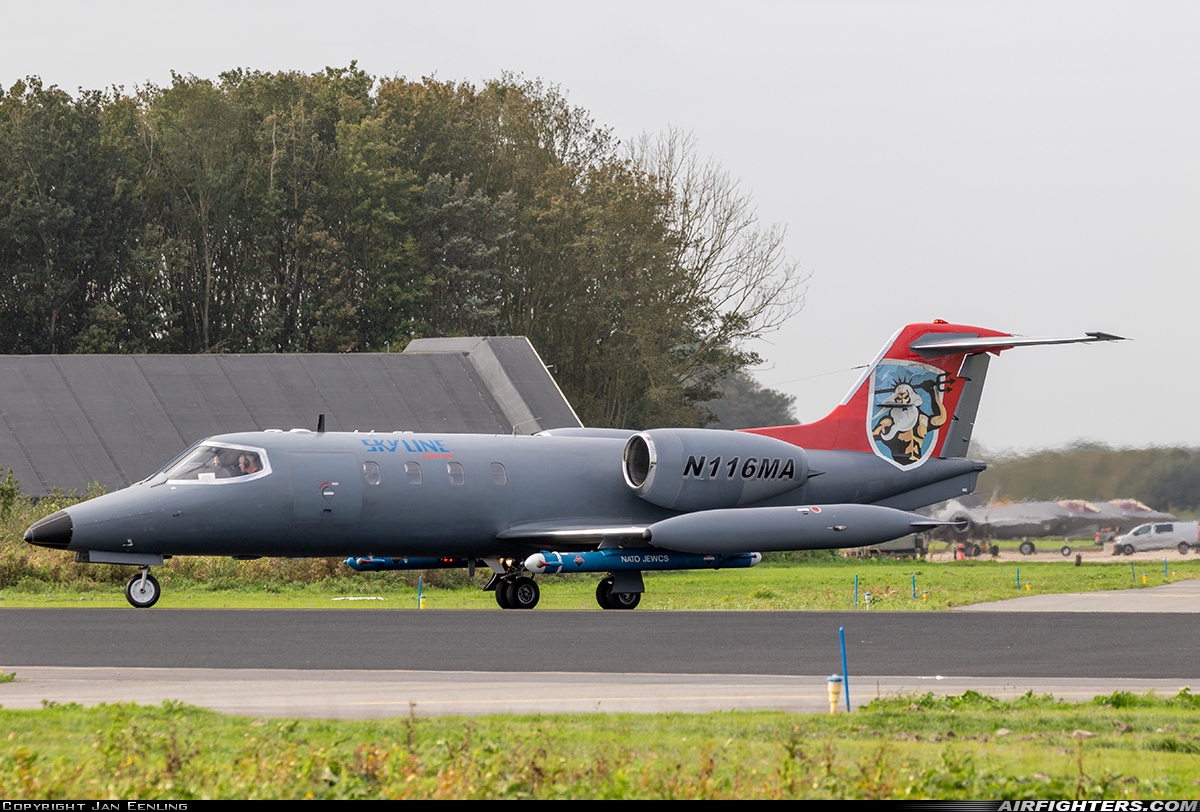 Company Owned - Skyline Aviation Learjet 36A N116MA at Leeuwarden (LWR / EHLW), Netherlands