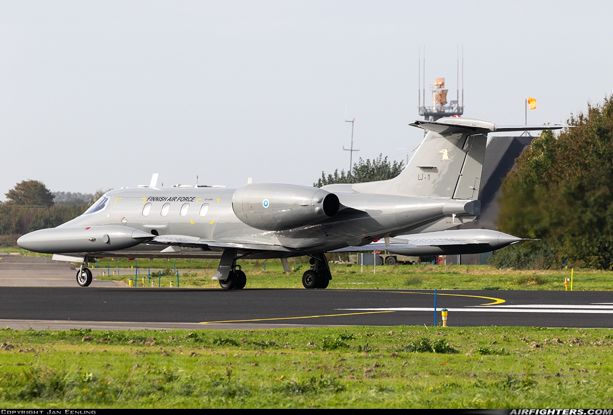 Finland - Air Force Learjet 35A LJ-1 at Leeuwarden (LWR / EHLW), Netherlands