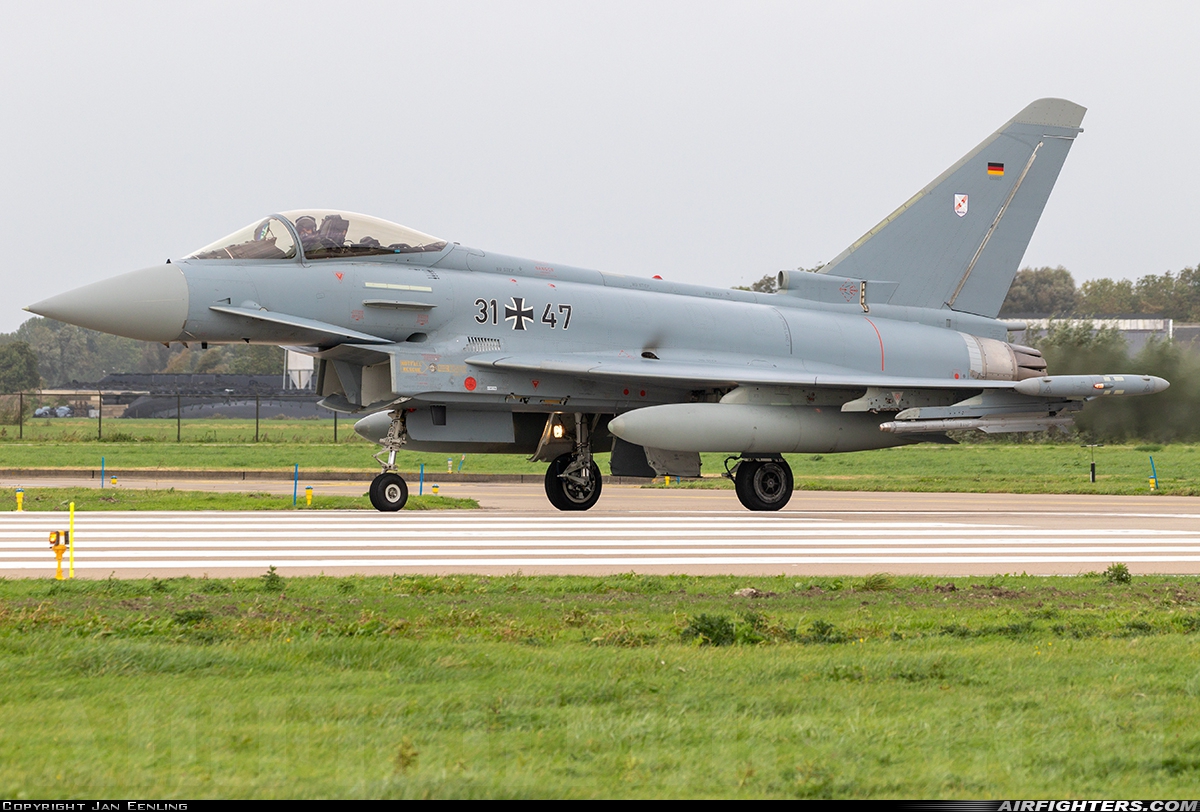 Germany - Air Force Eurofighter EF-2000 Typhoon S 31+47 at Leeuwarden (LWR / EHLW), Netherlands