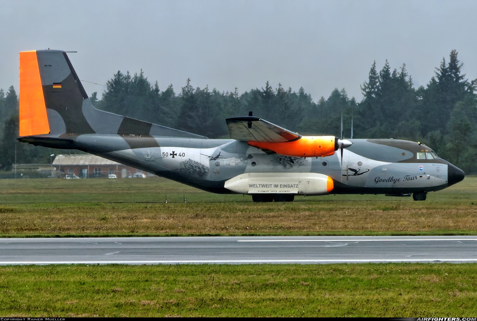 Germany - Air Force Transport Allianz C-160D 50+40 at Hohn (ETNH), Germany