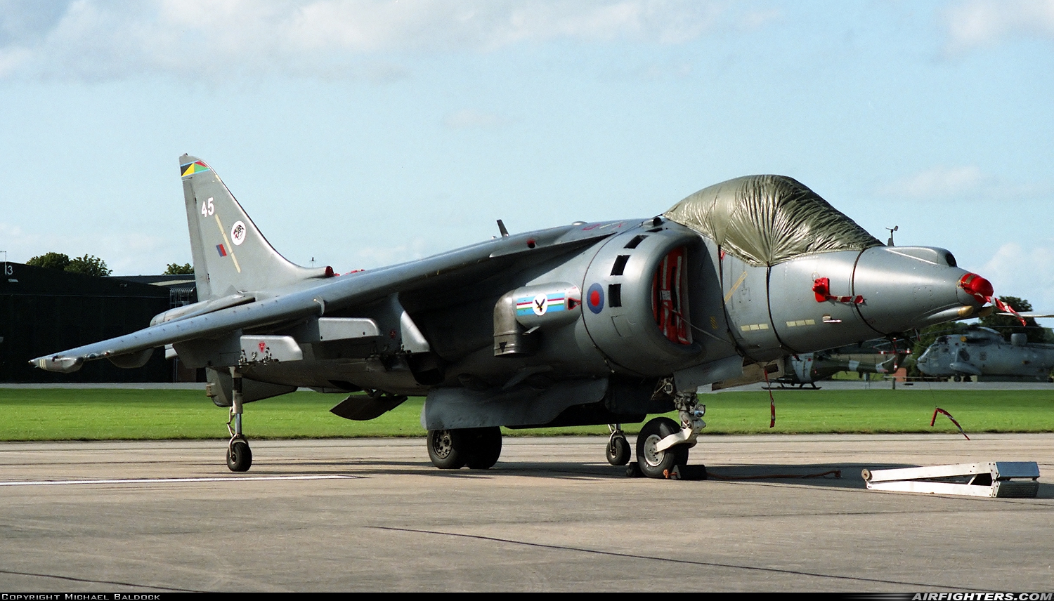 UK - Air Force British Aerospace Harrier GR.7 ZD433 at Yeovilton (YEO / EGDY), UK
