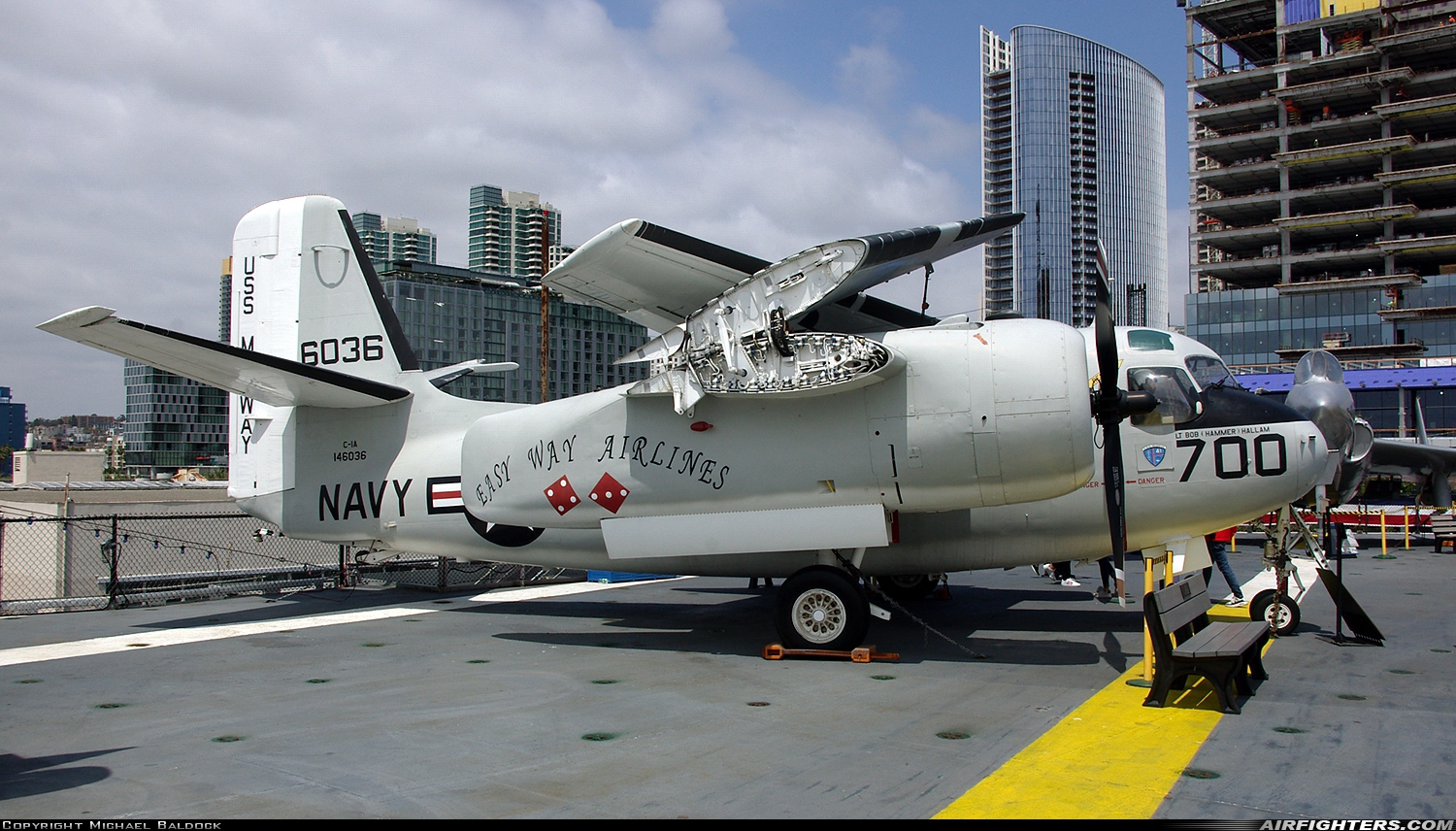 USA - Navy Grumman C-1A Trader 146036 at Off-Airport - San Diego, USA