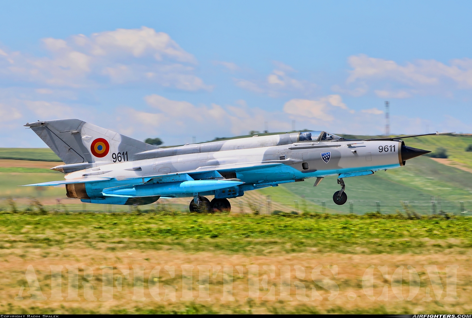 Romania - Air Force Mikoyan-Gurevich MiG-21MF-75 Lancer C 9611 at Campia Turzii (LRCT), Romania