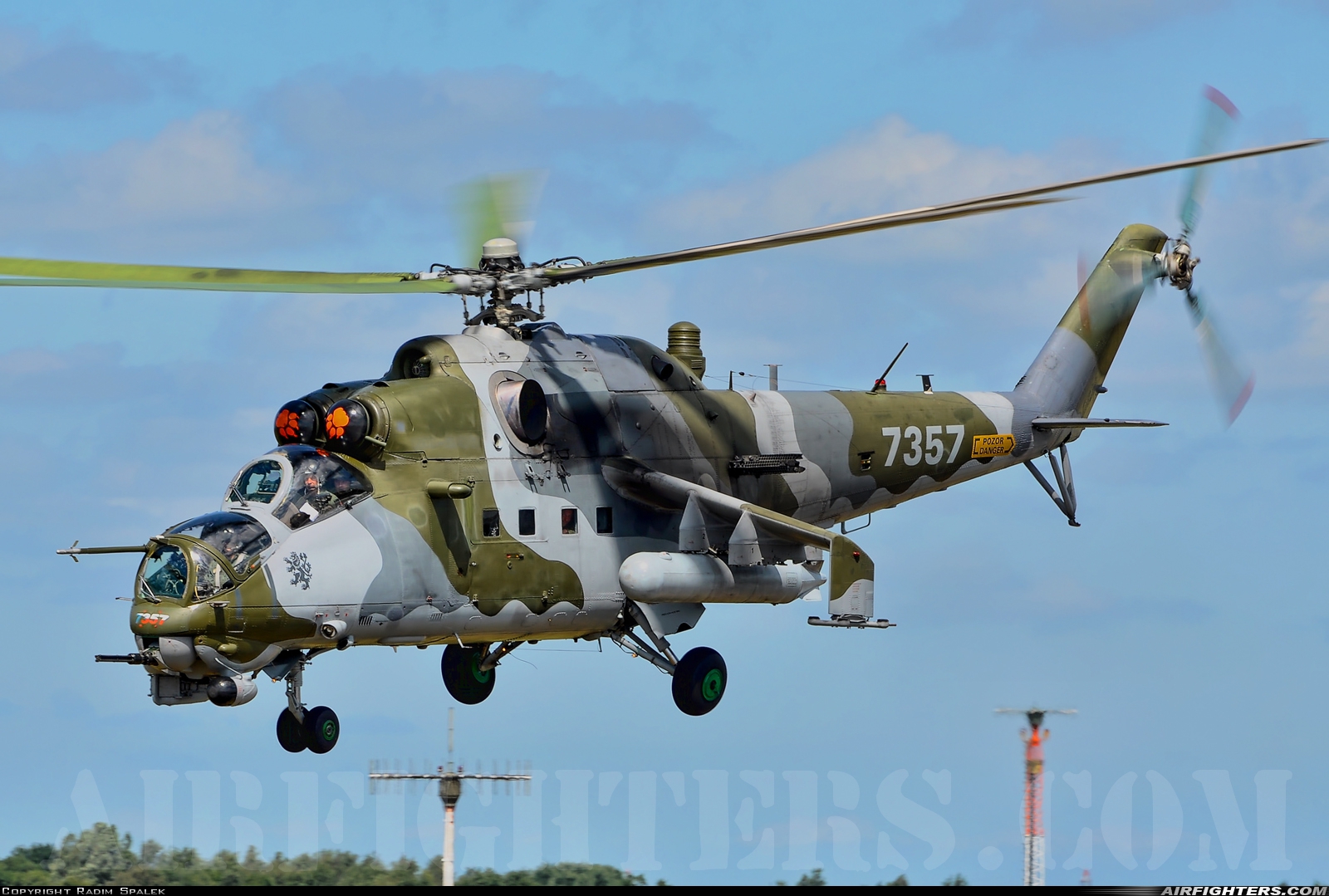 Czech Republic - Air Force Mil Mi-35 (Mi-24V) 7357 at Schleswig (- Jagel) (WBG / ETNS), Germany