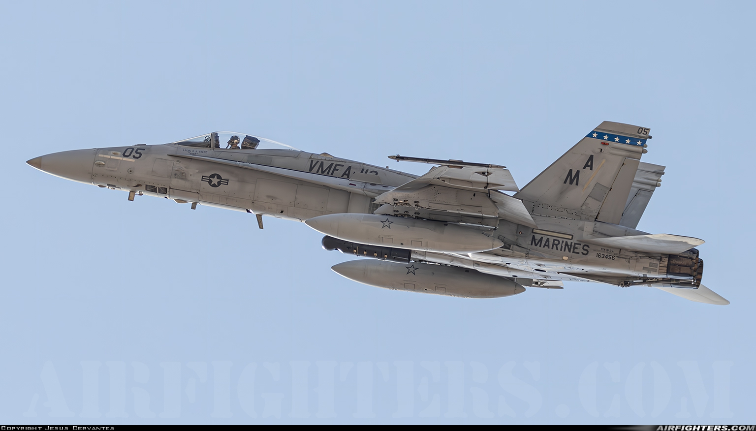 USA - Marines McDonnell Douglas F/A-18C Hornet 163456 at El Paso - Int. (ELP / KELP), USA