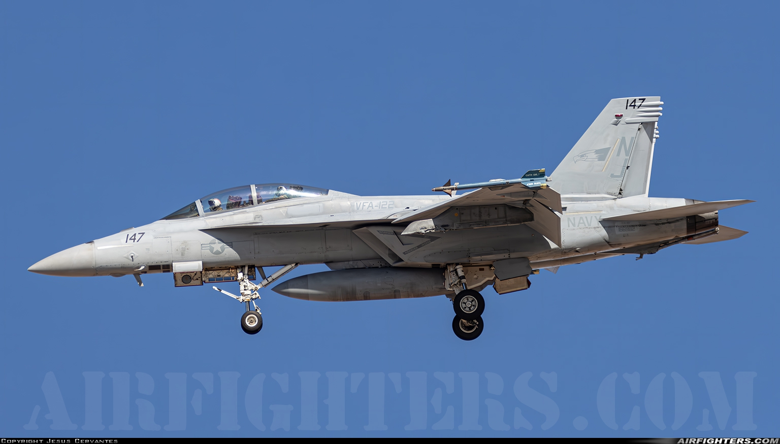 USA - Navy Boeing F/A-18F Super Hornet 166982 at El Paso - Int. (ELP / KELP), USA